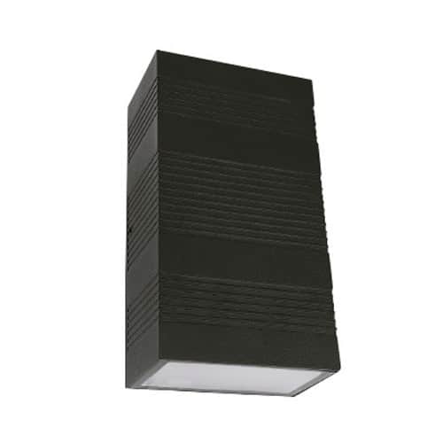 Aplique Exterior Para Muro 6W Negro RAWENNA