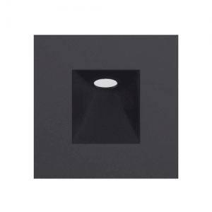 Aplique Interior Para Pared 3W Negro CYRANO