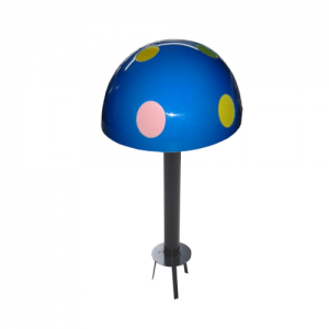 Luminaria de Pie Tipo Hongo - Azul 40cm