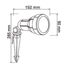 Estaca Exterior No Incluye Bombillo Tecnolite Ref: Hled-715-Ng Bilar