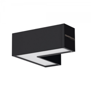Lámpara LED Lineal en L Negra 4000K Tecnolite Ref: 4253-NA CONSTRULITA