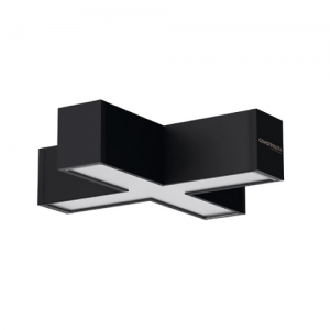 Lámpara LED Lineal en X Negra 3000K Tecnolite Ref: 4251-CA CONSTRULITA