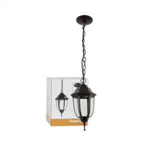 Lámpara Colgante No Incluye Bombillo Tecnolite Ref: FTL-6003-N SANTIAGO