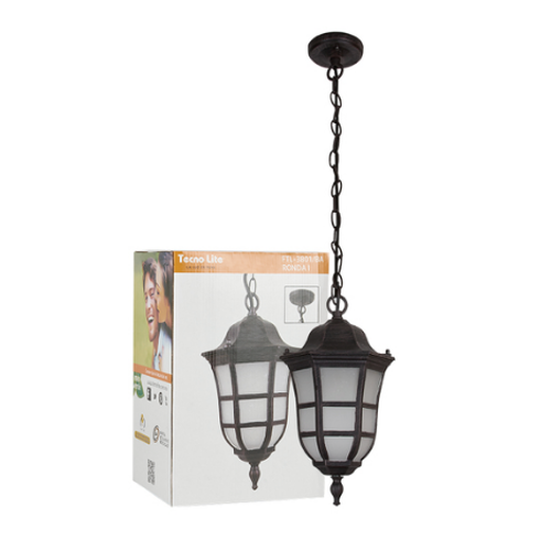 Lámpara Colgante No Incluye Bombillo Tecnolite Ref: FTL-3801-BA RONDA I