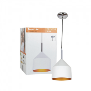 Lámpara Colgante No Incluye Bombillo Tecnolite Ref: CTL-7432-BL AUVA