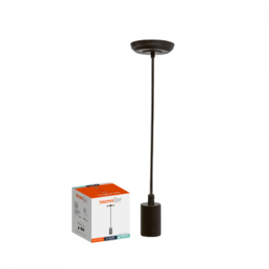 Portalámpara Tecnolite Hierro Antiguo E27 No incluye Bombillo Ref: Sock044MVN