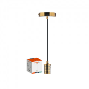 Portalámpara Oro E27 No incluye Bombillo Tecnolite Ref: Sock112MVO