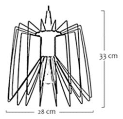 Lámpara Colgante Ilumeco Ref 3134A-17