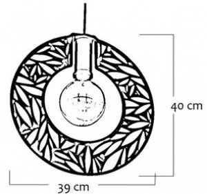 Lámpara Colgante Ilumeco Ref 3074A-1753