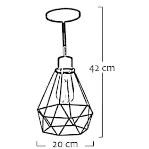 Lámpara Colgante Ilumeco Ref 3453A-17