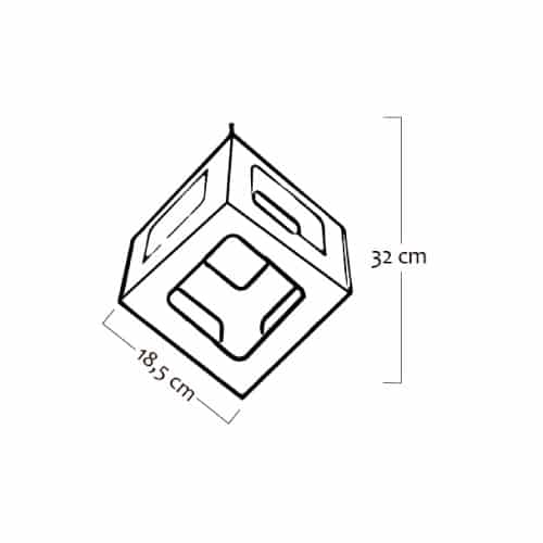 Lámpara Colgante Ilumeco Ref 3405A-175117