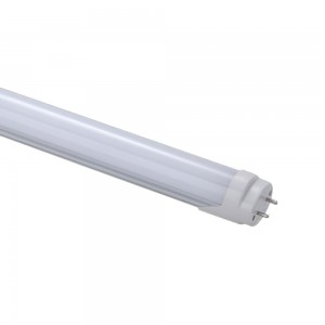 Tubo Led 09W 3000K Opalizado Policarbonato Aluminio