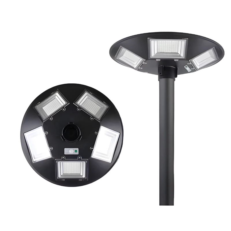 Trompo Solar 300W Base Negro 6500K