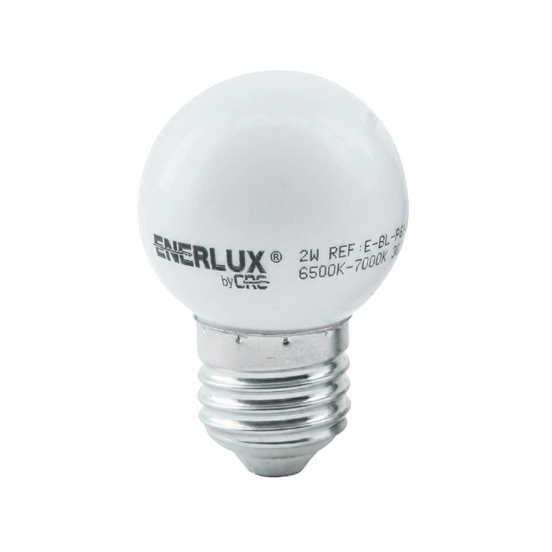 Bombillo Led Enerlux E-BL-PG-2W Tipo Ping Pong E27/G45 2W 3000K-3500K