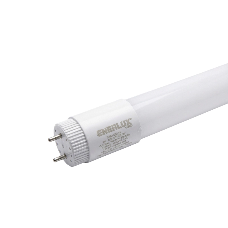 Tubo Lineal Led T8 Enerlux E-TL-T8-9W Vidrio 6500K-7000K