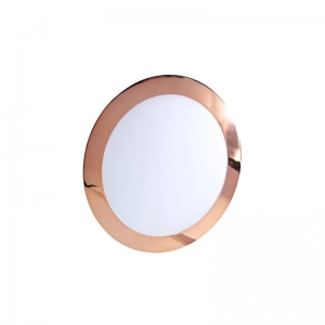 Panel LED Mercury Borde Cooper Redondo incrustar 18W 8