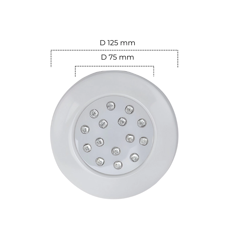 Bala LED Mercury Sumergible 9W RGB