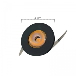 Bala LED Mercury De incrustar Redonda 1W 3000K Negra