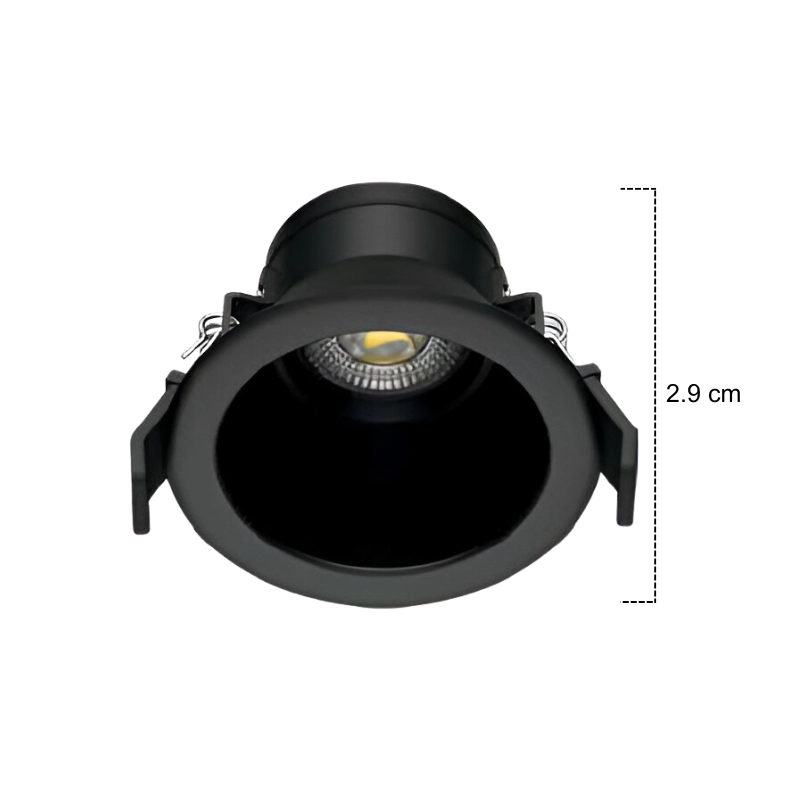 Bala Fija Mercury Negra Recesada