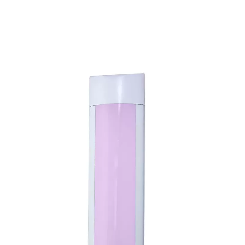 Lampara Acrílica Mercury 2X18W Antipolvo Luz Fucsia