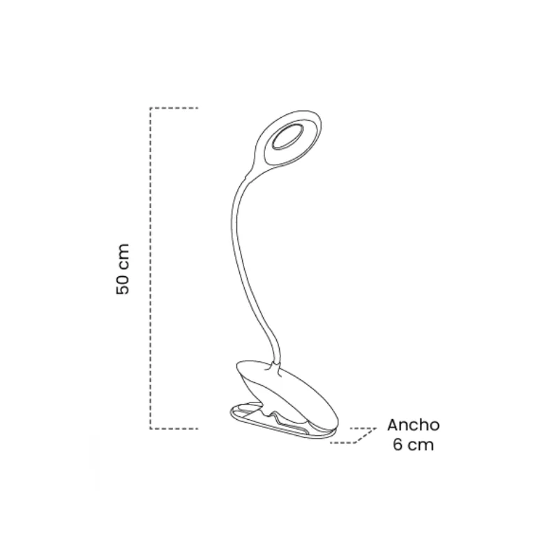 Pinza Flexible Mercury Recargable