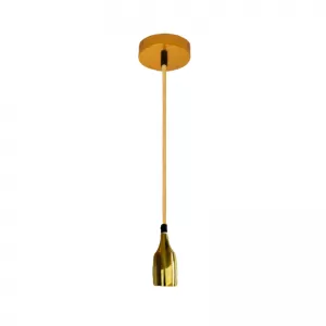 Portalámpara Winecup Mercury Dorado E27