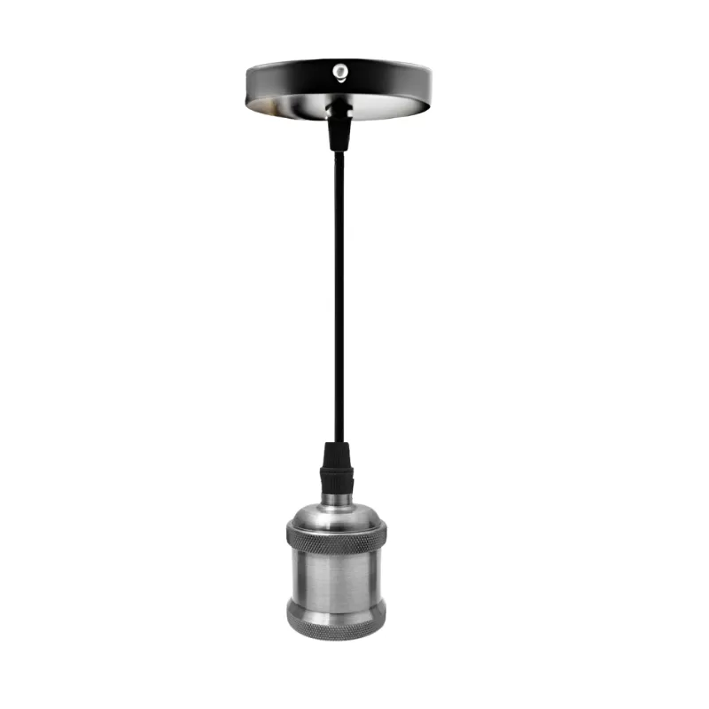 Portalámpara Colgante Mercury E27 Plata