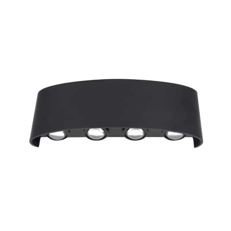 Aplique Mercury Led Up & Down Negro 8W
