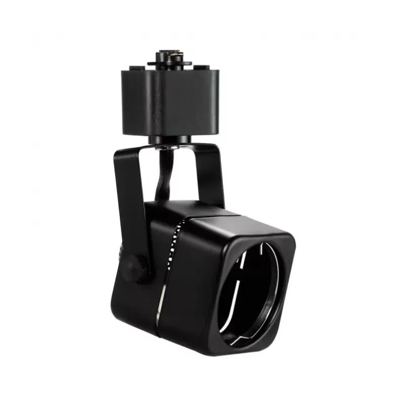 Spot Riel Mercury Cuadrado Negro 10W