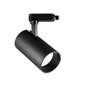 Spot LED Mercury Liso Negro 10W Luz Cálida