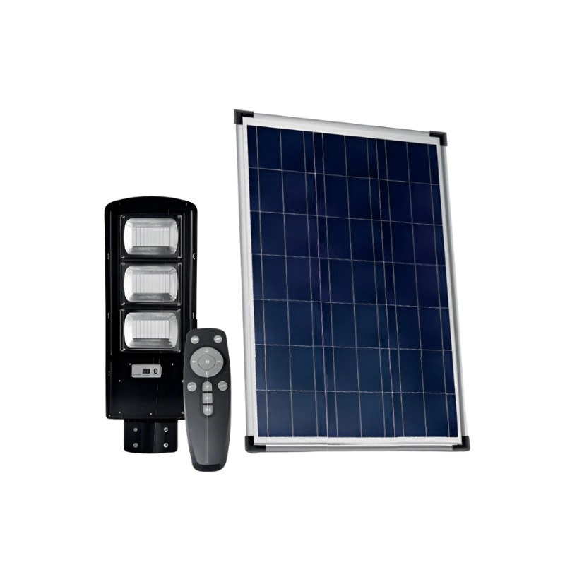 Luminaria Led Solar Con Control Y Sensor 120W Luz Fria ILUMAX