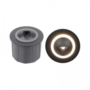Aplique Led De Incrustar Redondo 3W 2700K ILUMAX