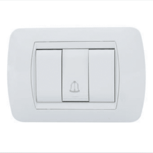 Pulsador Enerlux Timbre Blanco