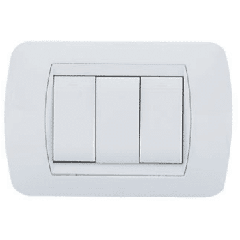 Interruptor  Enerlux Doble Blanco