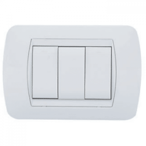 Interruptor  Enerlux Doble Blanco