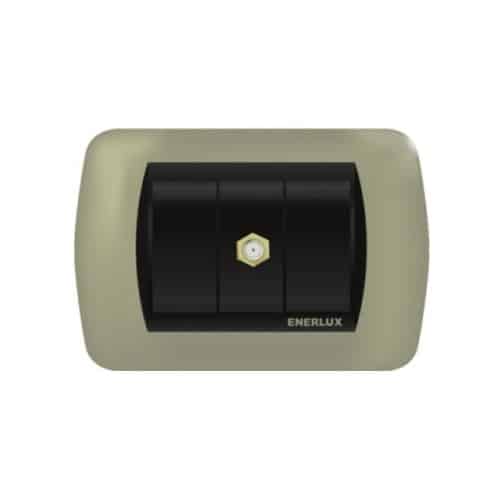 Toma Enerlux Coaxial Silver