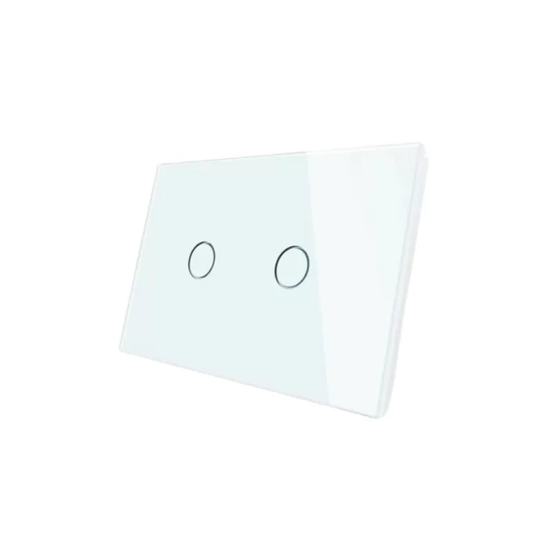Interruptor doble Smart Touch Blanco
