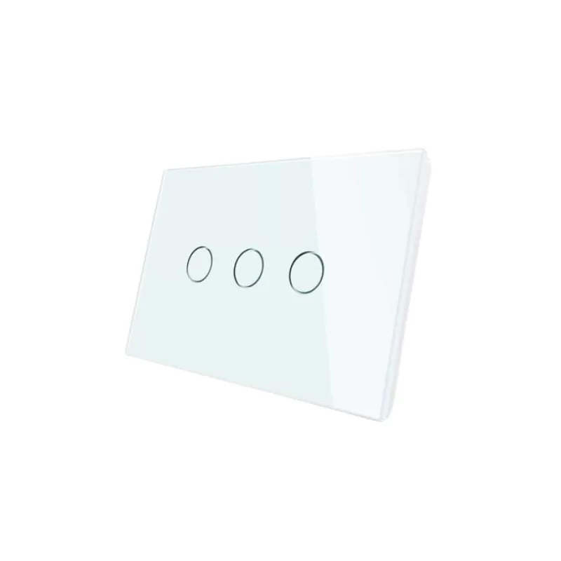 Interruptor Triple Smart Touch Blanco