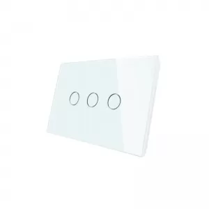 Interruptor Triple Smart Touch Blanco