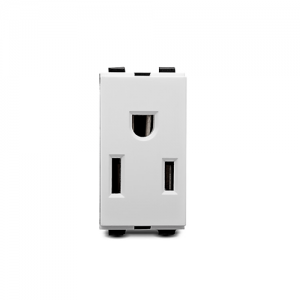 Modulo Tomacorriente Americano 2P+E Veto