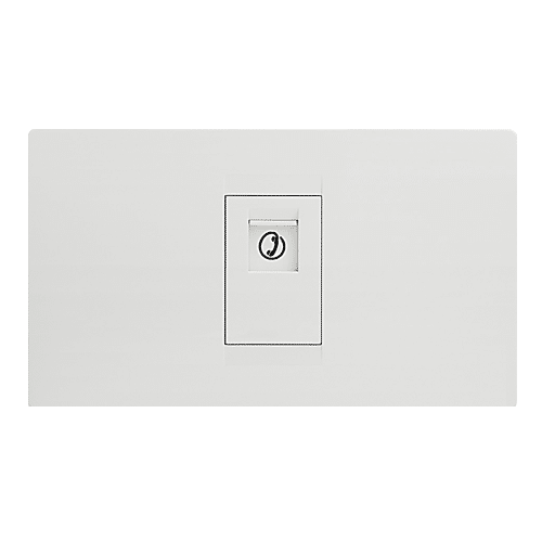 Jack Premium teléfono Rj14 Sencillo Blanco