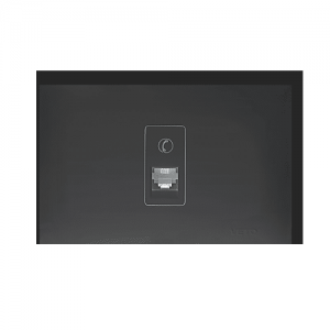 Jack Vive Datos Rj45 Sencillo Cat6 Negro