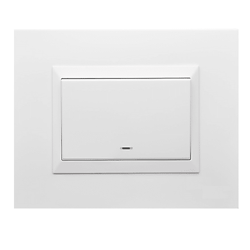 Interruptor Plura Sencillo Blanco
