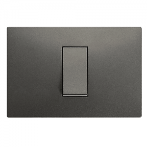 Interruptor Premium Conmutable 4 Vias Sencillo Negro