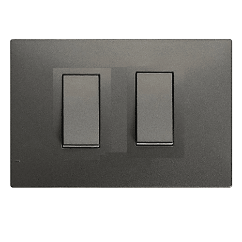 Interruptor Premium Conmutable Doble Negro