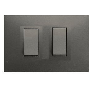 Interruptor Premium Doble Negro