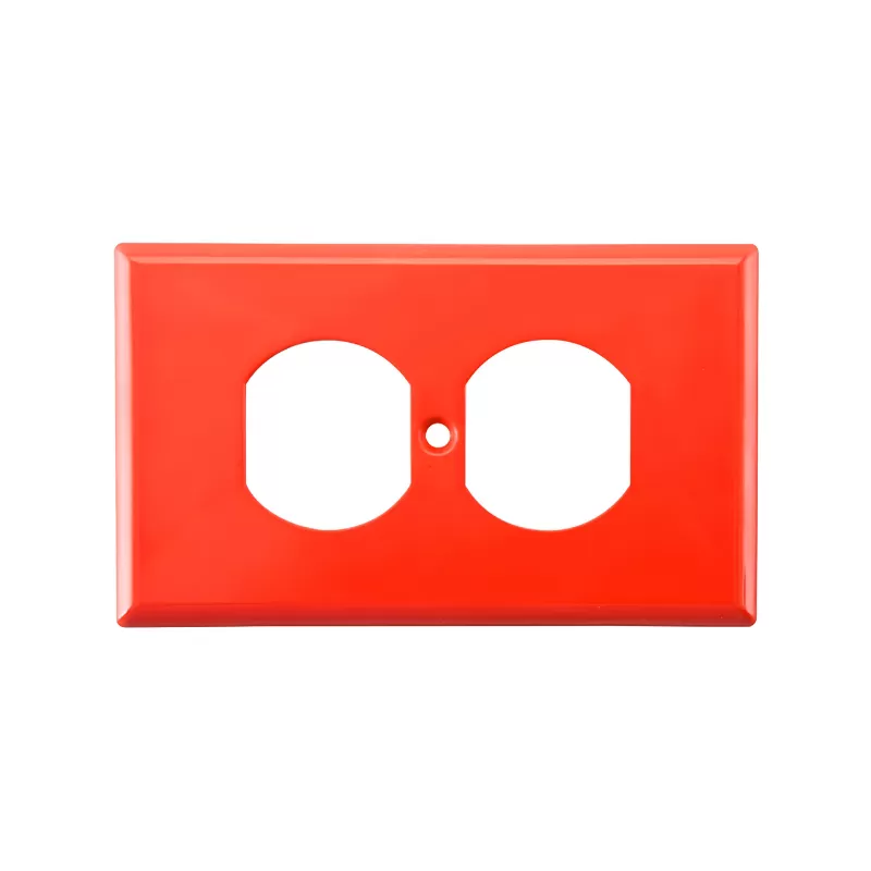 Placa Tomacorriente Naranja