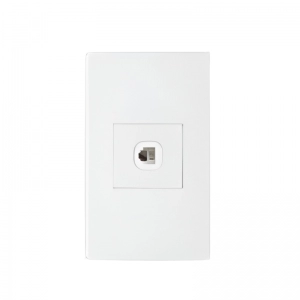 Toma Teléfono RJ11 Línea Plus Color Blanco