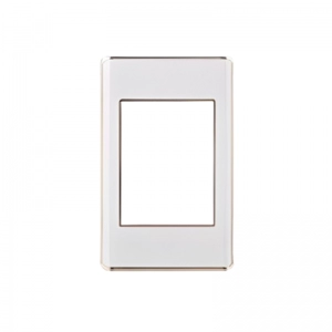 Placa Línea Premium Blanco + Cobre Texturizado