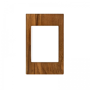 Placa Línea Premium Madera Nogal/Acrylic